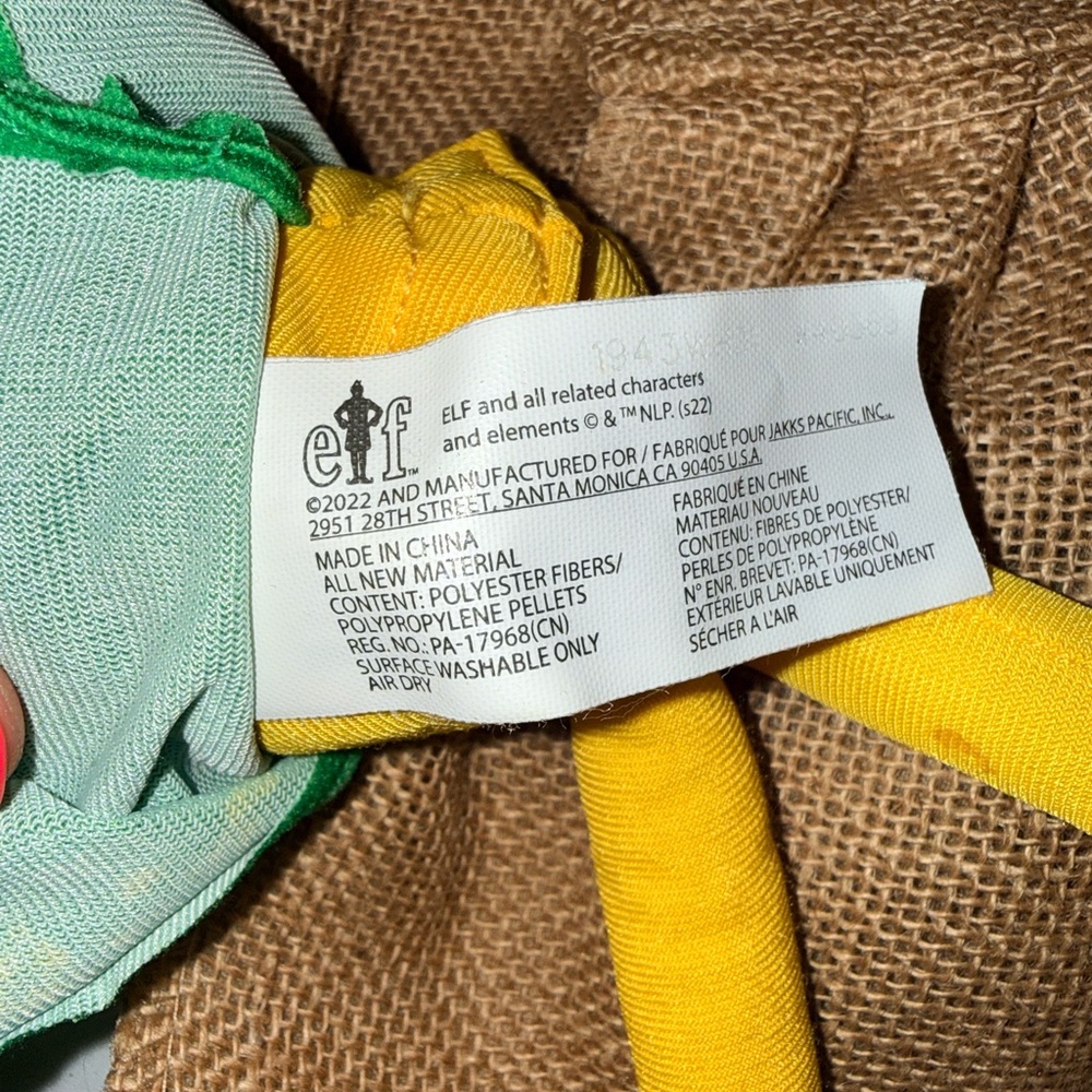 Jakks Pacific Buddy The Elf 12" Talking Plush Toy From Movie "Elf" - Picture 4 of 6